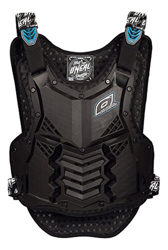 1285-004 Protector De Pecho Holeshot (negro, Mediano/gr...