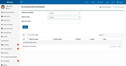 Imagem 2 de 5 de Script Php Mysql - Advogado Sistema De Gestão De Escritório