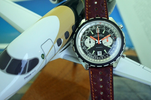 Vintage Aviation Ollech & Wajs - Breitling Navitimer - Raro