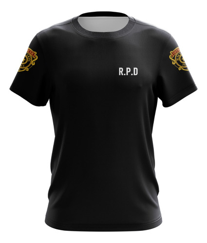 Camiseta Dry-fit Resident Evil Stars Geek Nerd Gamer