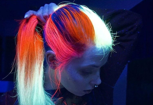 Pinta Pelo Flúo Pintura Para Cabello X 4 Colores Cotillón