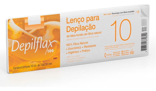 Kit 03 Lenço Para Depilação Depilflax 10 Unidades