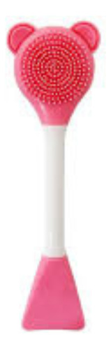 Espátula De Silicone Para Limpeza - Urso - Rosa