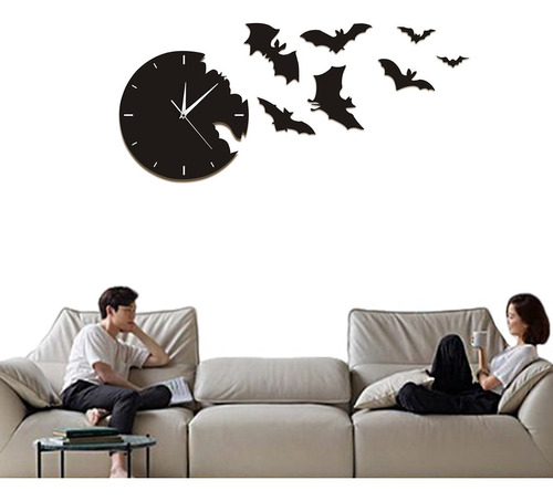 Reloj De Pared Acrílico 3d Moderno Grande De Cuarzo Acrílico