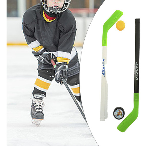 Juego De Palos De Hockey Para Niños, Con 2 Palos Y 2