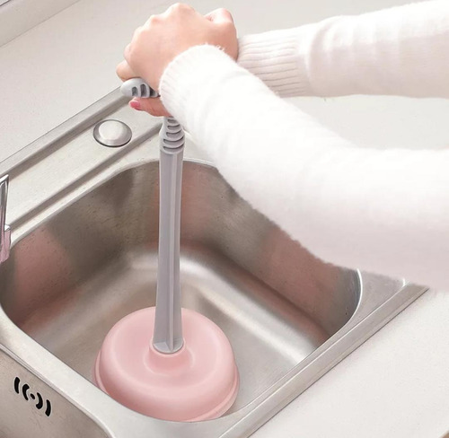 Sopapa De Goma Grande Para Baño Destapa Inodoro - Sheshu Colores Rosa