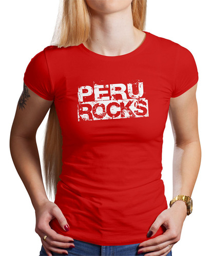 Polo Dama Peru Rocks (d0019 Boleto.store)