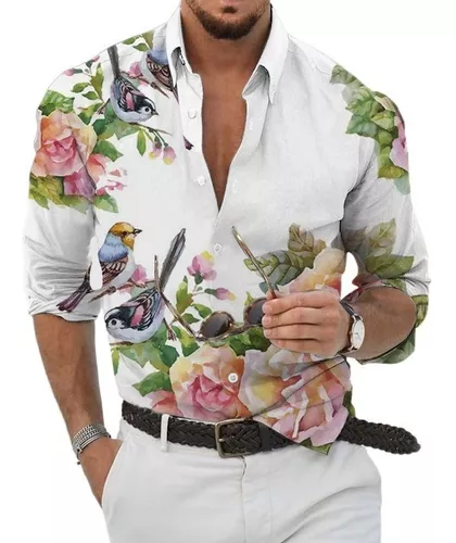 Camisas Hawaianas Manga |