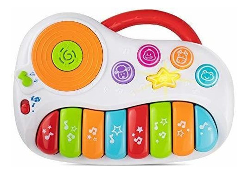 Piano Para Niño Juguete De Aprendizaje Con Mezclador Dj Ins