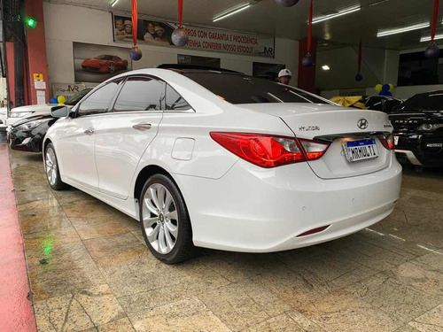 Hyundai Sonata 2.4 Gls 2013 Branco+teto+banco Caramelo