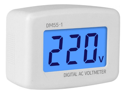 Dm55-1-eu Digital Ac Voltímetro Doméstico De Alta Precisión