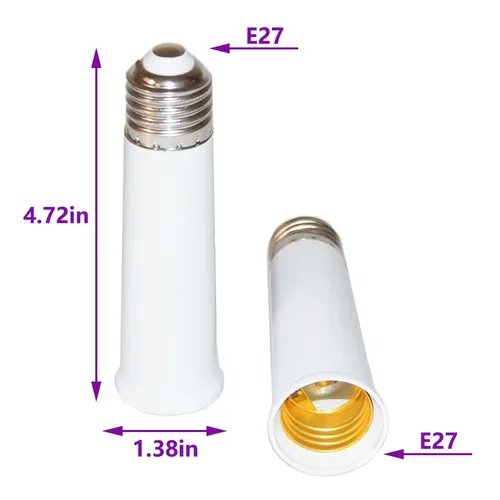 Extensor De Enchufe E26, Enchufe De Lampara E26 A E26, Adapt