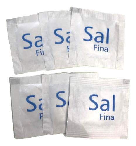 Sal Fina De Mesa Por 200 Un. X 2grs Individual Marca Inysa.