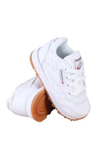 Tenis Reebok Classic Leather Blanco Para Niño