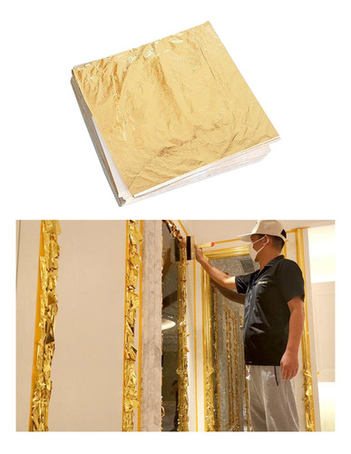 Hojas De Pan De Oro Para Pintar Artesanías De Resina Oro
