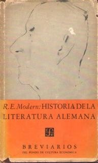 Historia De La Literatura Alemana Rodolfo E. Modern