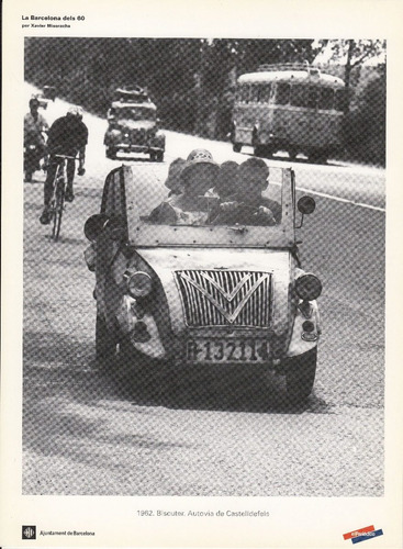 Fotografia 1962 De Miserachs Automovil Biscuter Barcelona 