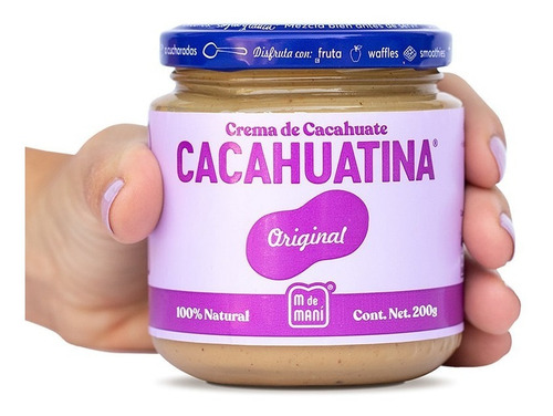 Crema De Cacahuate Cacahuatina M De Maní Original 200g
