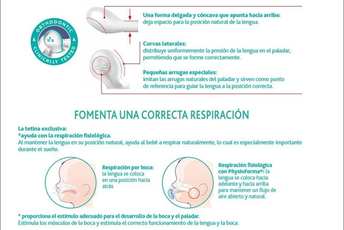 Imagen 7 de 9 de Chupete Ultra Liviano Physio Light De 2 A 6 Meses Pack X 2