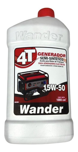 Aceite Wander Generador 4t 15w50 Semisintetico// Global S