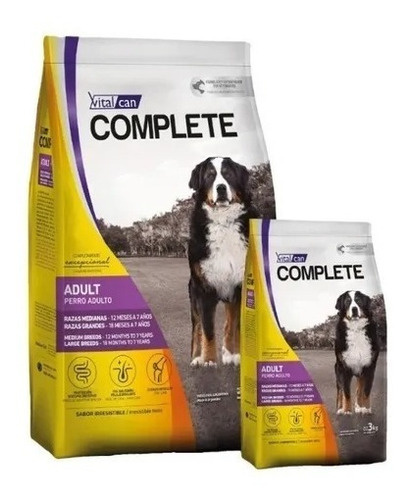 Alimento Perro Vital Can Complete Adulto Mediano/grande 23k