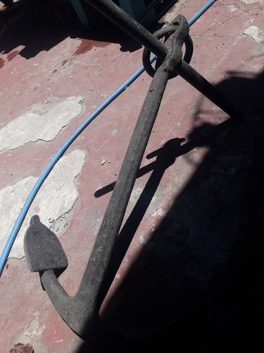 Antigua Ancla En Fundición +70 Kg De Importante Embarcación (Usado)