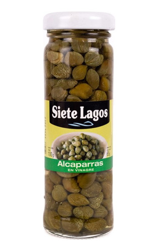 Alcaparras En Vinagre Siete Lagos X 100 Gr. En Venestore