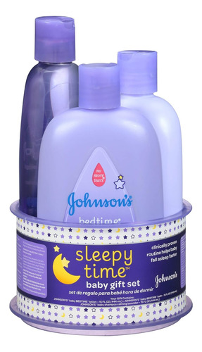 Set De Regalo Para Bebé Johnson's Sleepy Time, 3 Artículos