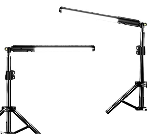 Barra de iluminación LED con barra de iluminación para fotos y vídeo con mando a distancia