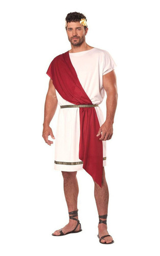 Disfraz Cosplay Toga Hombre, Traje Guerrero Espartano Romano