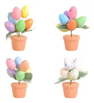 Comprar Huevos De Pascua De Espuma Pintados Con Forma De Conejito