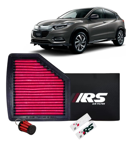 Filtro De Ar  Inbox Alto Fluxo Rs29108 Honda Hrv 1.5 Turbo