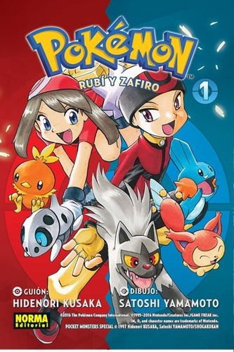 Manga Pokemon Rubí Y Zafiro Tomo 02 - Editorial Norma