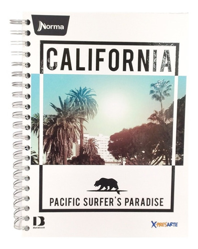 Cuaderno Argollado Rayado X-presarte Masculino X 100 Hojas