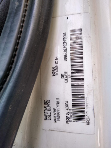 Imagen 11 de 14 de Prostar Color Blanco Cummins Isx 18vel Modelo 2015,