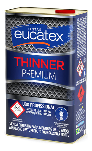 Thinner 5l 9100 - Eucatex