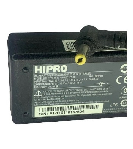 Cargador Transformador Para Laptos Hipro Modelo A0652r3b