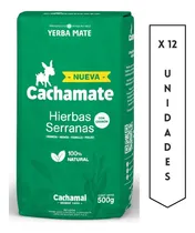 Comprar Yerba Mate Hierbas Serranas Con Cedrón Cachamate 500gr X 12u