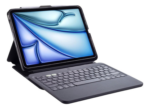Teclado con estuche Zagg Desmontable para iPad Air 11 color negro