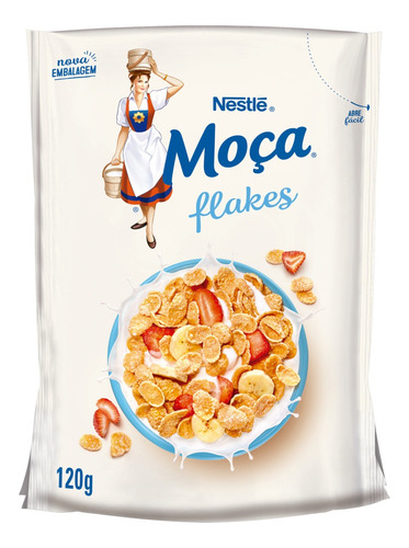 Cereais Nestlé Moça Flakes Leite Condensado em sachê 120 g