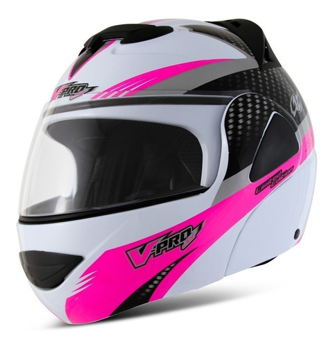 Capacete Moto Escamoteavel Pro Tork V-pro Jet 2 Carbon 