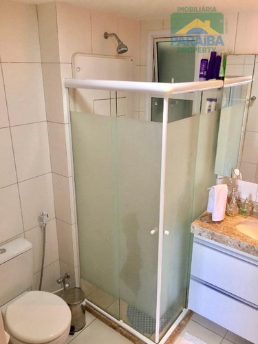 Imagem 12 de 15 de Apartamento Mobiliado À Venda - Praia De Areia Dourada - Cabedelo - Pb - Ap1187