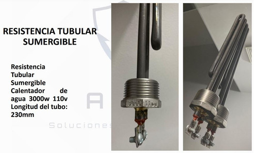 Resistencia Tubular  Sumergible