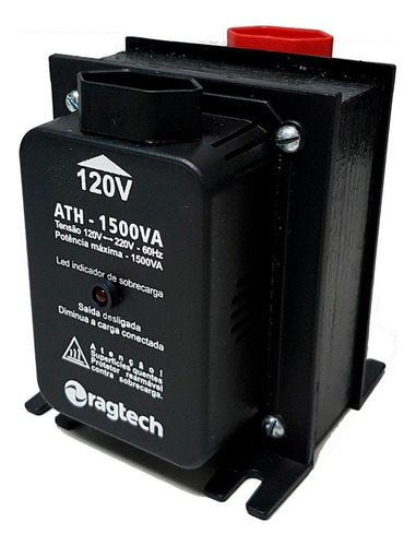 Auto Transformador Ragtech Ath1500 Bivolt 1500va 20ath4474