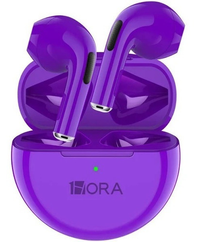 Audífonos Inalámbricos Bluetooth 1hora Color Violeta