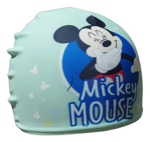 Gorra De Natación De Lycra Mickey Mouse Oficial