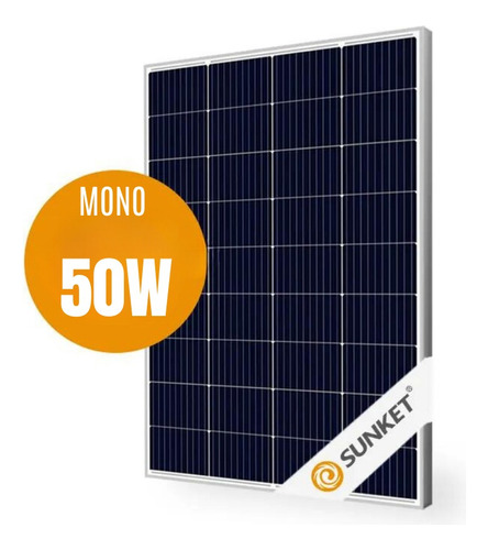 Panel Solar 50w - Monocristalino Para Sistema Solar