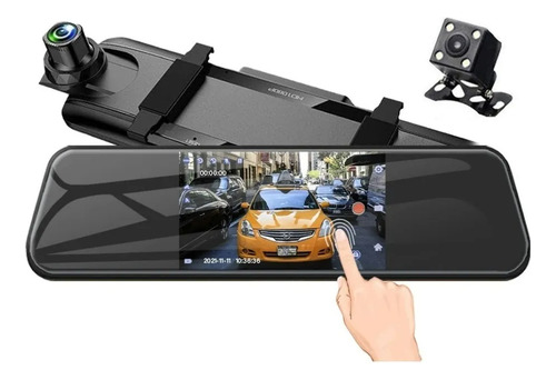 Frontal Espejo Retrovisor Cámara De Auto + Cámara Retroceso