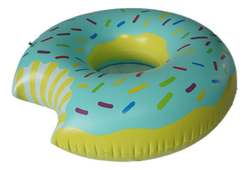 Inflable Alberca Gigante Flotador Dona Azul Salvavidas