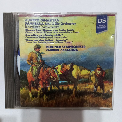 Alberto Ginastera Gabriel Castagna Pampeana 3 Cd / Kktus  